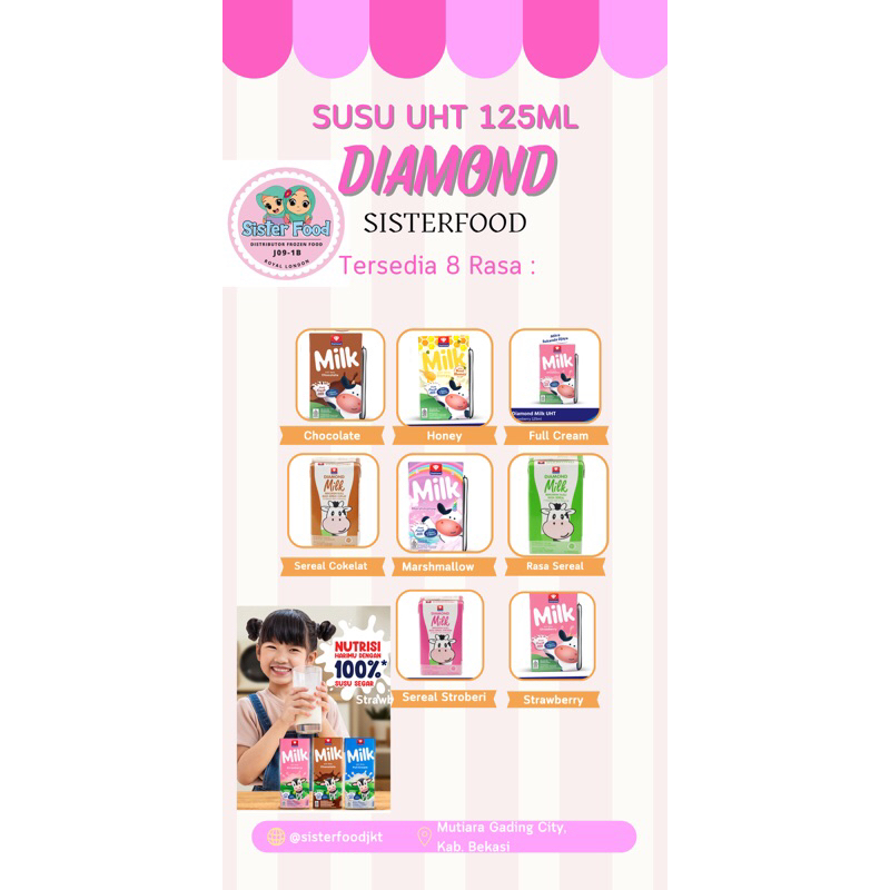 SUSU UHT 125ml DIAMOND