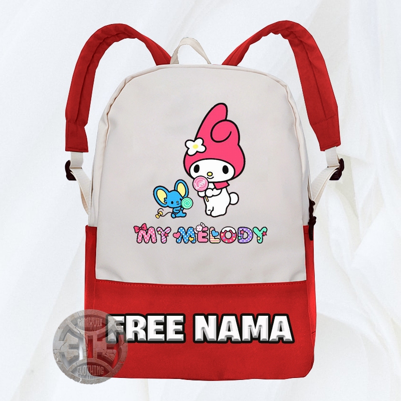 Tas Anak My Melody Sanrio Tas Sekolah Anak Sanrio My Melody Gratis Nama