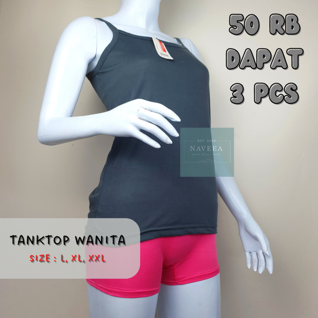 TANKTOP / TENGTOP / KAOS DALAM / SINGLET WANITA REMAJA DAN DEWASA