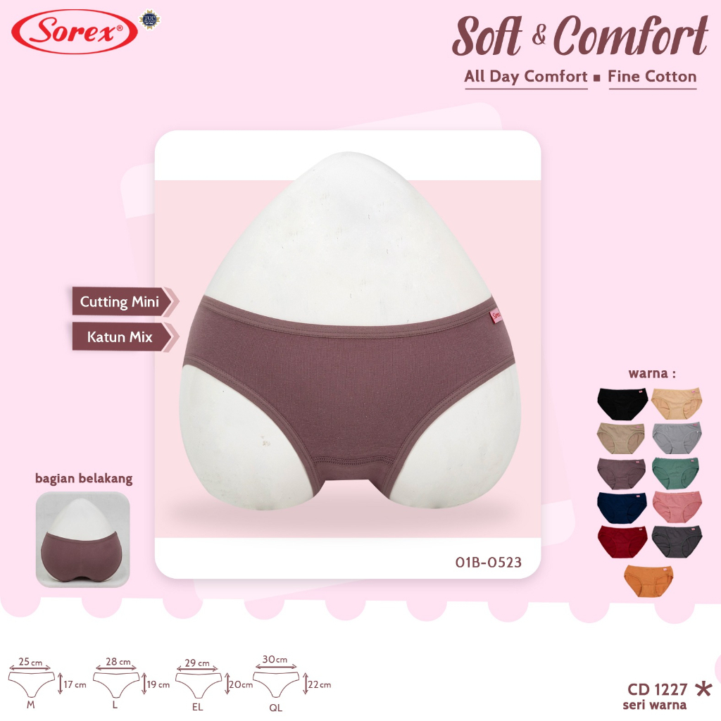 CD SOREX Mini Basic 1227 Celana Dalam Wanita Dewasa - Pakaian Dalam .