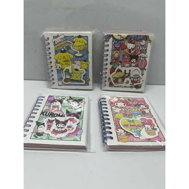 

NOTEBOOK RING / BUKU CATATAN KARAKTER KARTUN & SANRIO Memo Ring Diary Sanrio / Note Diary Ring Sanrio