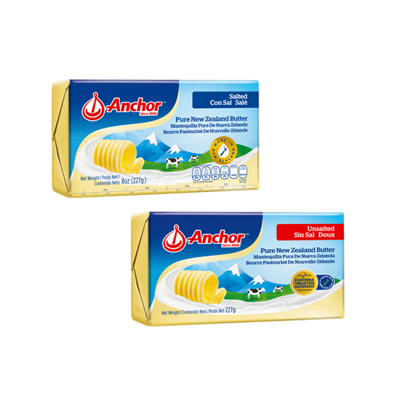 ANCHOR Butter Salted &amp; Unsalted 227g/Salted 2kg