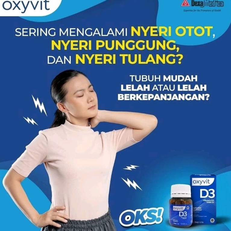 OXYVIT D3 1000 itu Vitamin D Softgel Halal