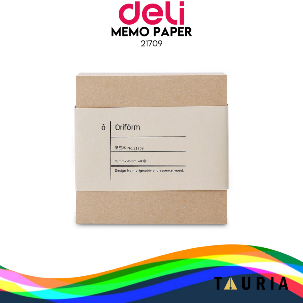 

Deli Memo Paper / Kertas Memo 400 Lembar Warna Coklat 21709