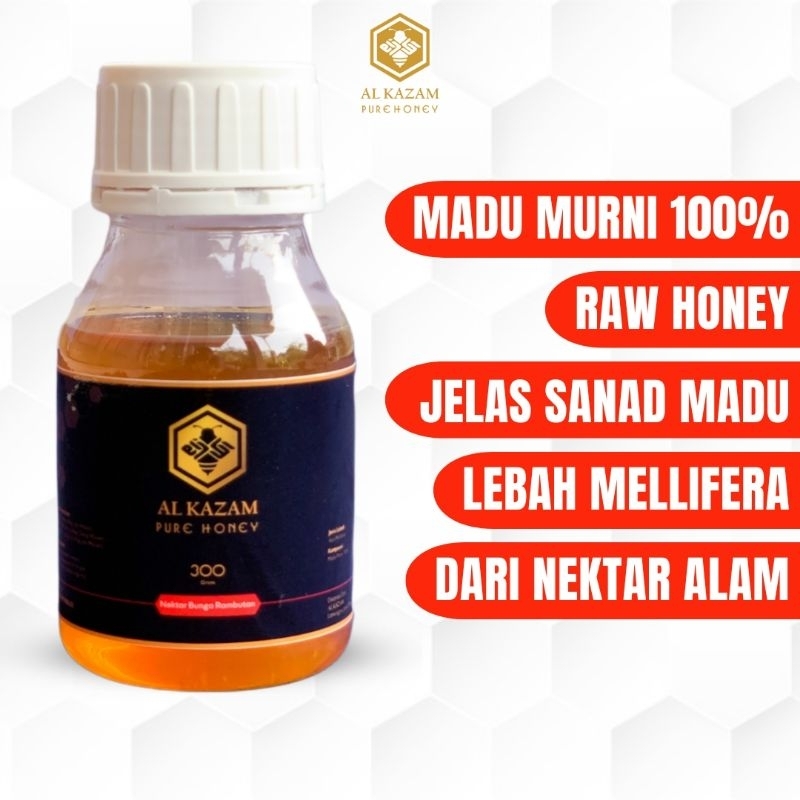 

Madu Bunga Rambutan Apis Melifera Asli Murni 300gr