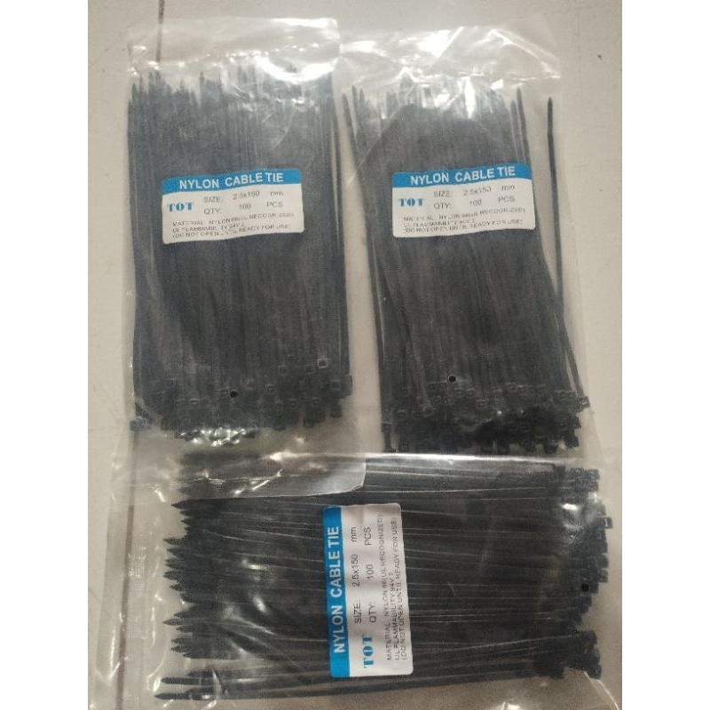 

kabel ties 15 cm TOT/tali nylon pengikat 150 mm TOT