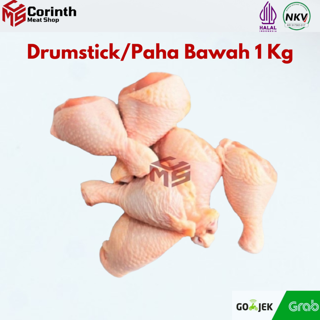 

DAGING AYAM PAHA BAWAH / DRUMSTICK 1 KG 100 % HALAL TERMURAH