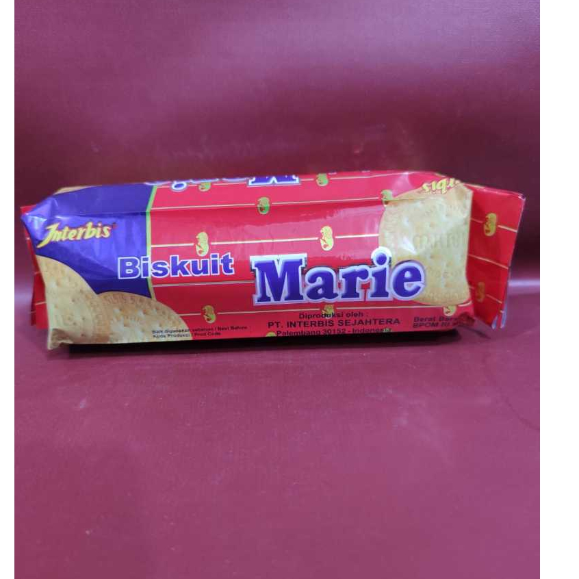 

Interbis Biskuit Marie Susu Roll 180gr