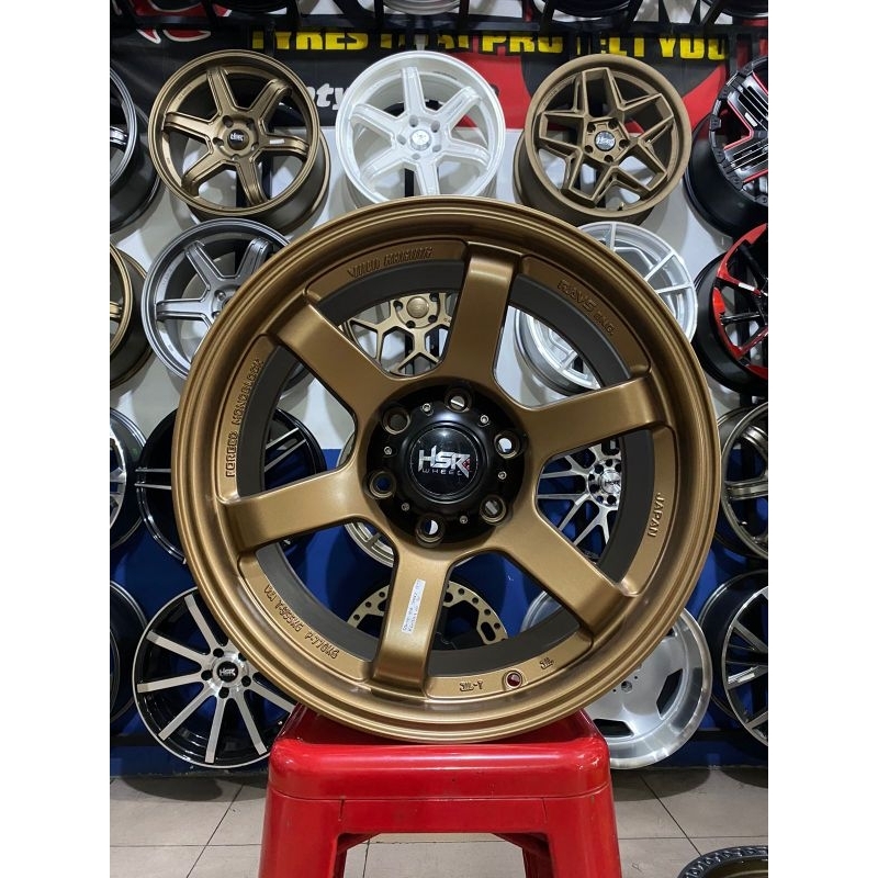 Velg mobil hsr tokyo ring 18 pcd 6x139 pajero fortuner hilux triton