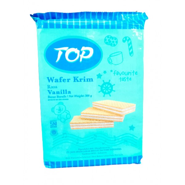 

TOP Wafer Krim Rasa Vanilla 300 gram