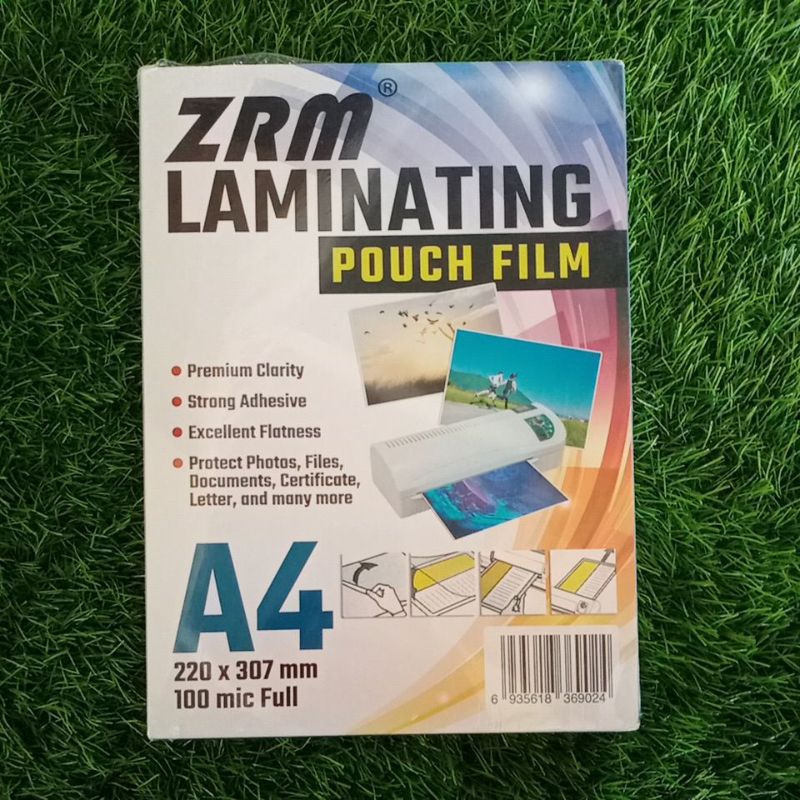 

Plastik Laminating Pouch Film A4 100mic ZRM (AQ013)