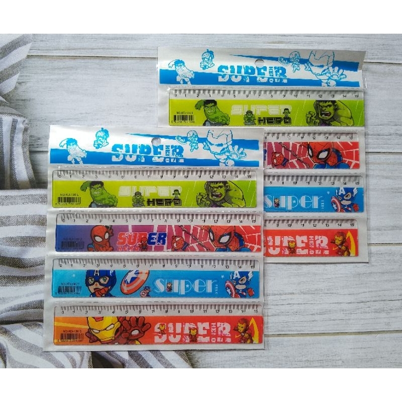 

(1PCS) PENGGARIS 15 CM KD-136L MOTIF SUPER HERO