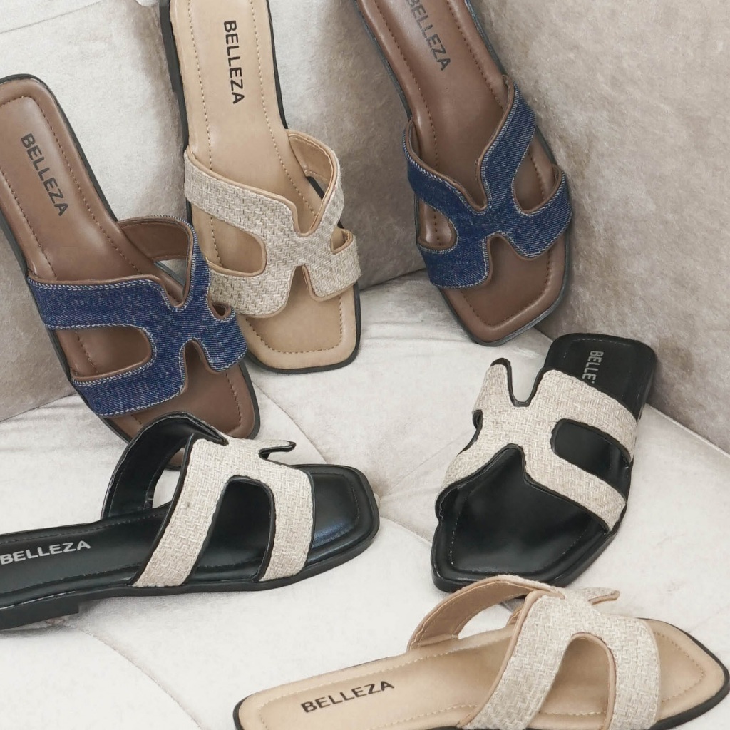 Belleza ORLA Sandal Teplek Wanita Model Kekinian
