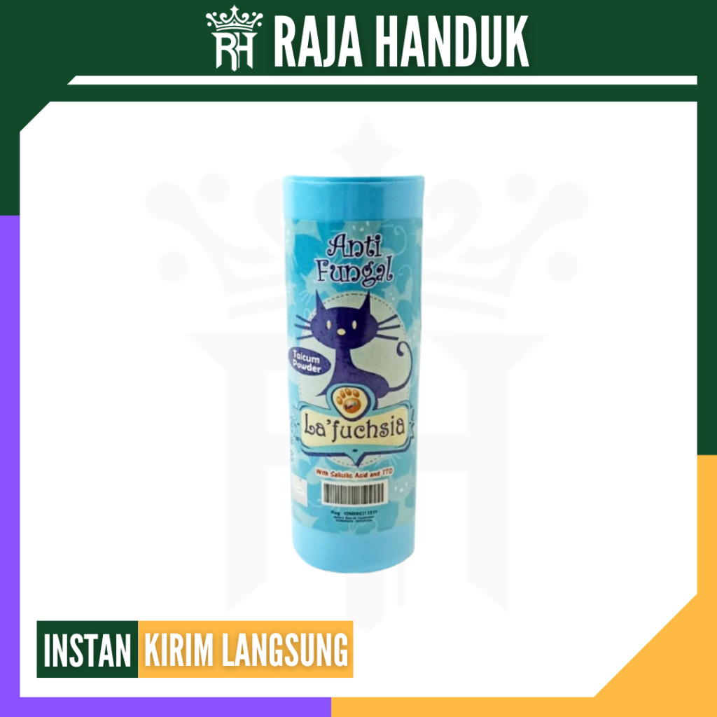 RH GROSIR: LA'FUCHSIA Cat Talcum Anti Fungal / Bedak Kucing Murah