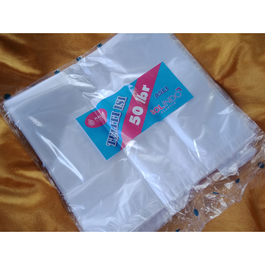Kantong Plastik Kresek Bening Uk.15x30 Tebal HDPE