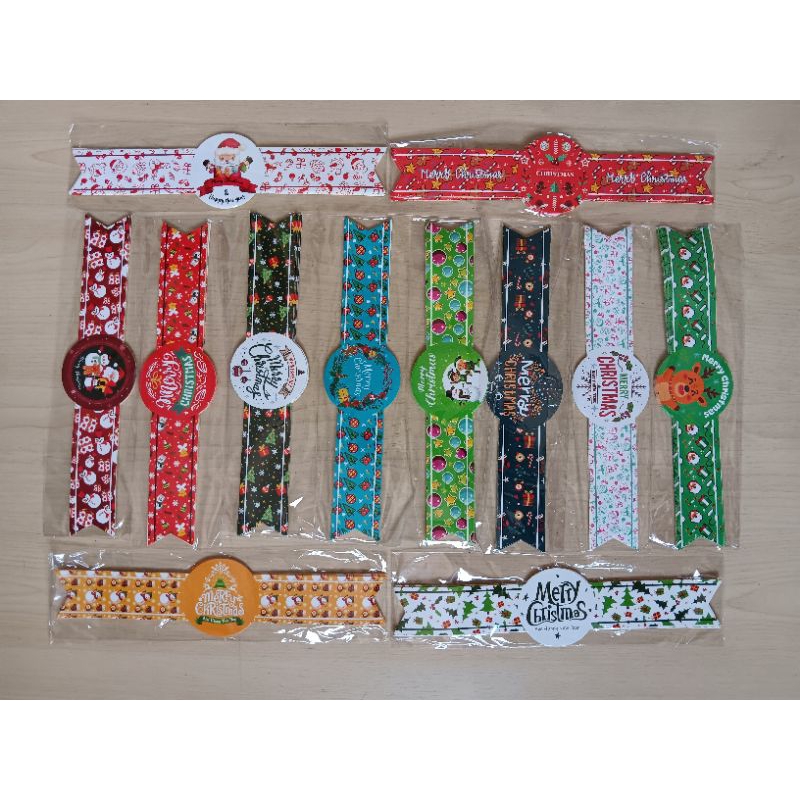 

stiker natal pita / stiker toples christmas