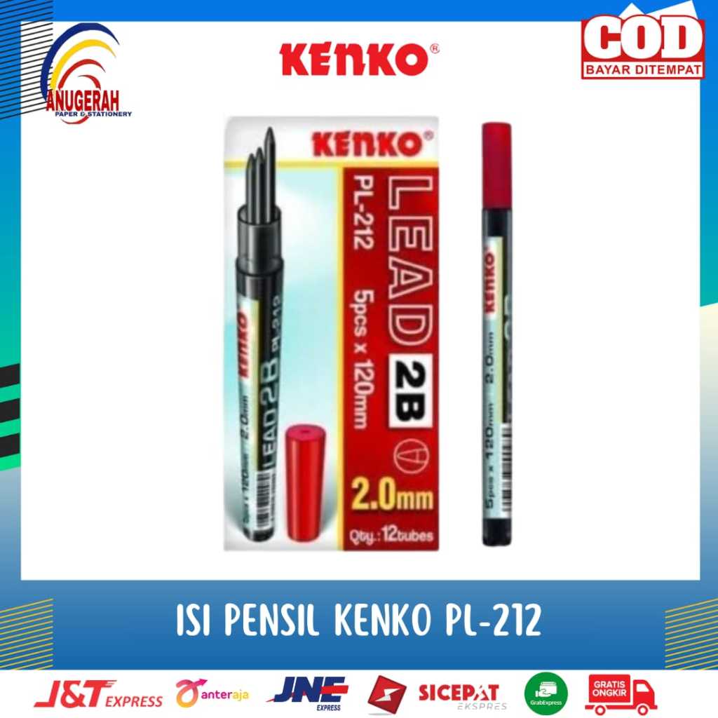 

(3PCS)KENKO PL-212 ISI PENSIL 2.0MM