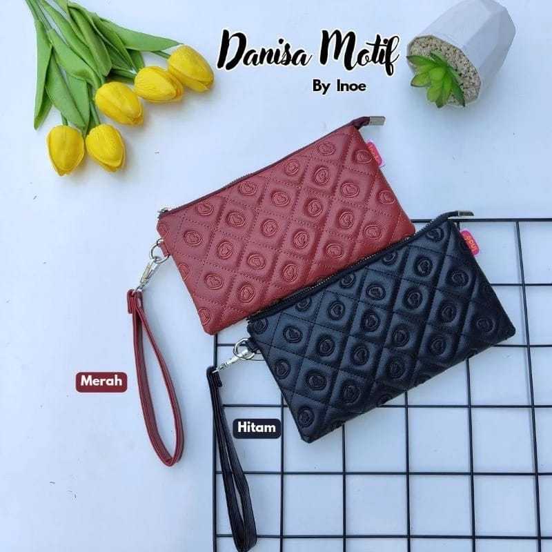 Danisa KS bordir pouch by inoe danisa motif pouch by inoe clutch dompet hp dompet panjang dompet koi
