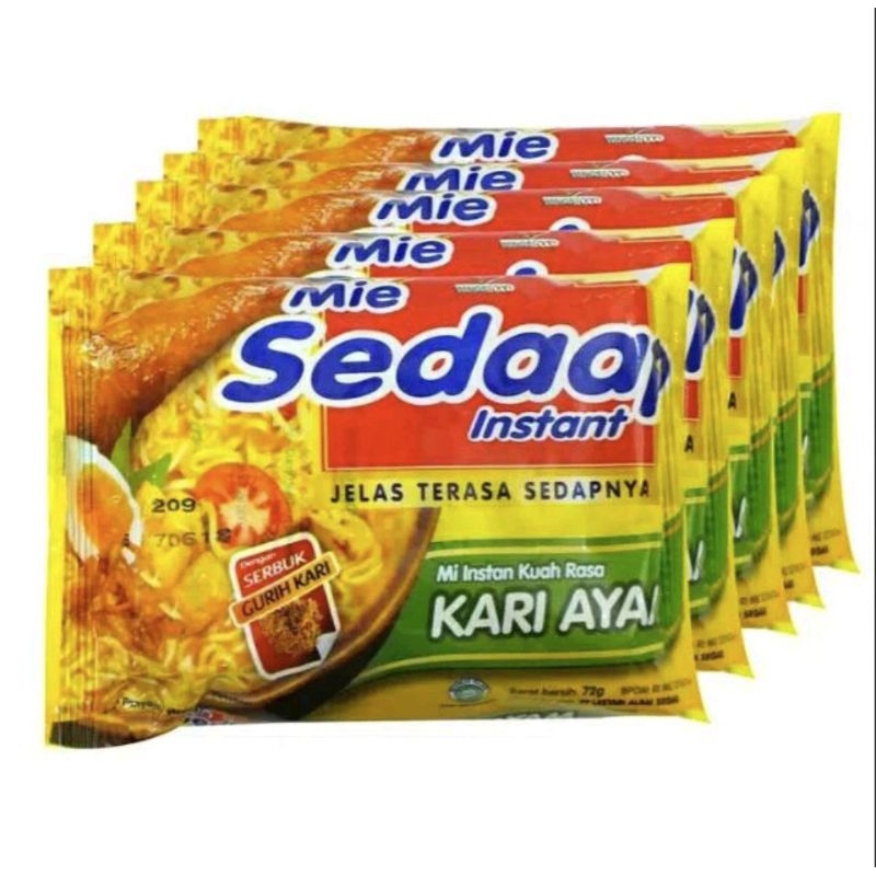 

Sedap kuah instan Aneka varian (5pcs) 70g