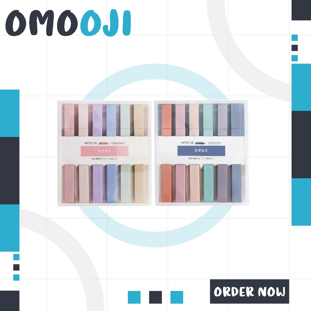 

Omooji - STABILO HIGHLIGHTER WARNA SPIDOL WARNA PASTEL 1 SET ISI 6 TERMURAH! ALAT TULIS FANCY UNIK LUCU COD S104