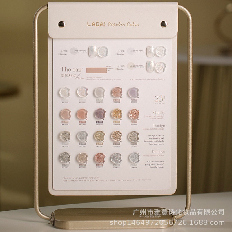 LADAI THE STAR 23 WARNA LADAI PREMIUM OUBOLI PREMIUM KUTEK GEL SET