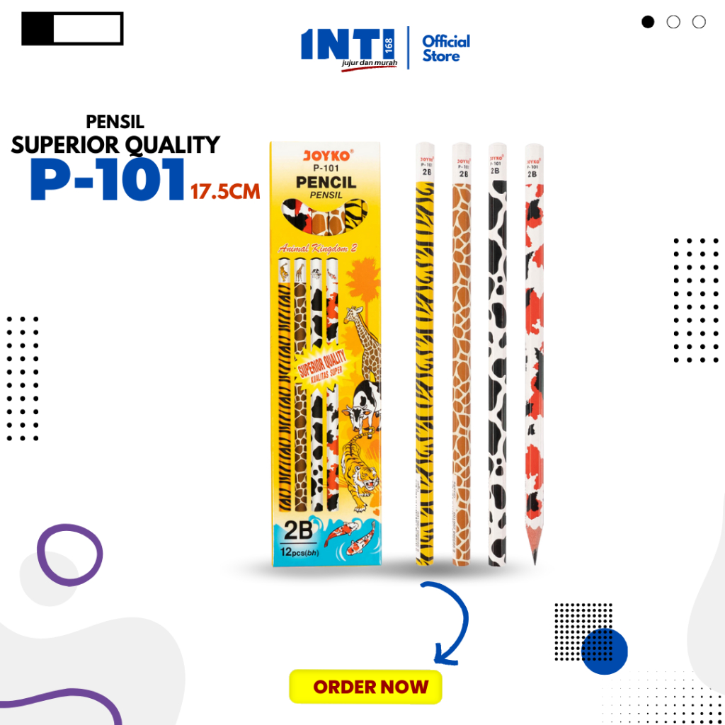 

Pensil Joyko P-101 2B Animal Kingdom 2