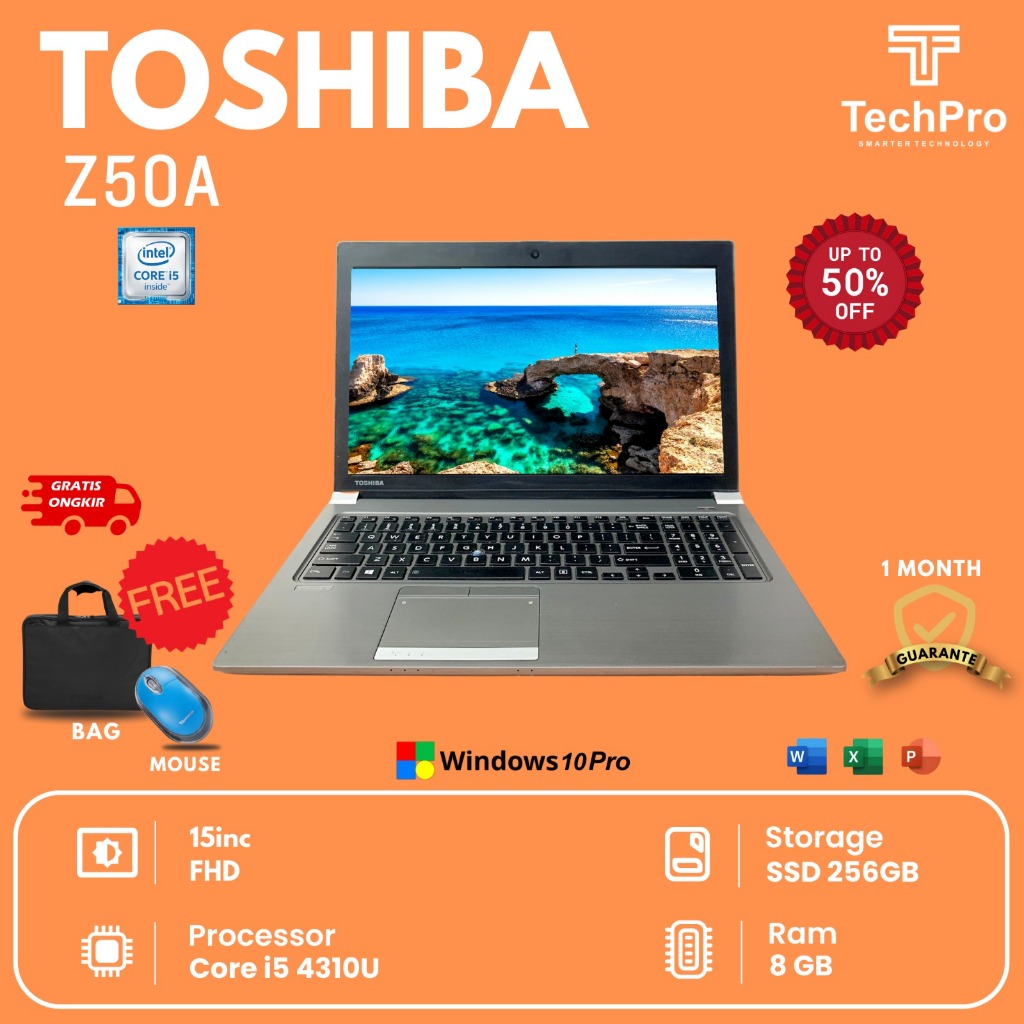 Laptop Toshiba Tecra Z50 - A second muluss