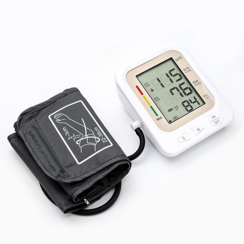 ⚡100% Garansi&amp;Original⚡Tensimeter Tensi Meter Pengukur Tekanan Blood Pressure Monitor Portable Digital Darah Alat LCD Besar