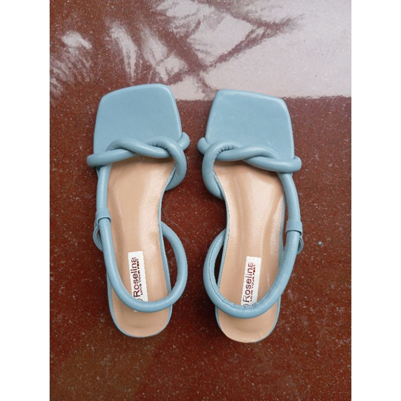 Adele Sandal heels wanita Hak 3 cm