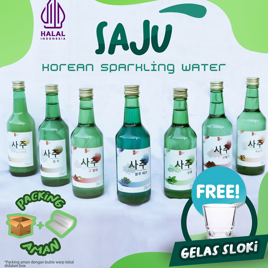 

➡Best Produk➘ SAJU - MINUMAN BERSODA | NON ALKOHOL | HALAL | ALL VARIAN RASA 100% | FREE GELAS SLOKI P67