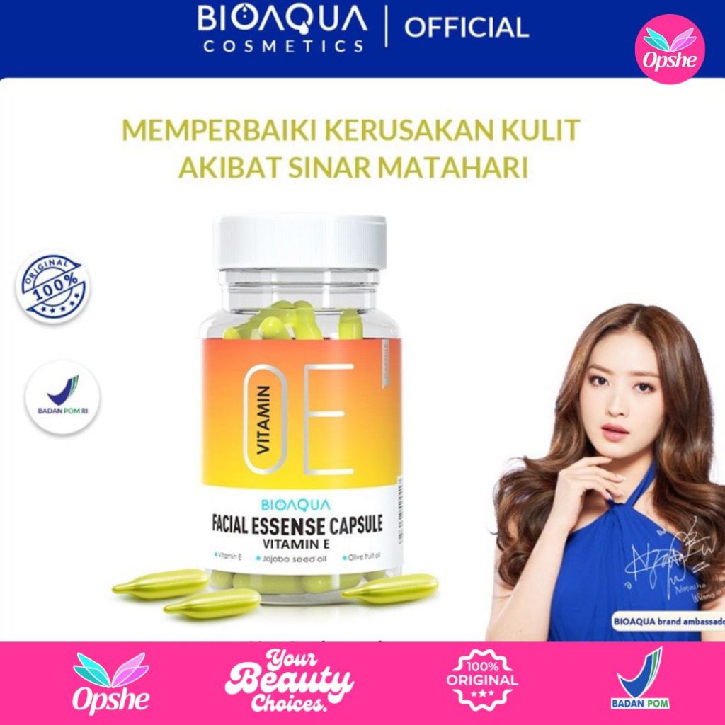 BIOAQUA Serum Wajah Vitamin E Facial Essence Moisturizing Anti-aging