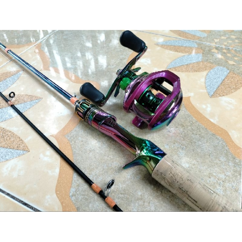 Joran carbon Hollow 1.8M set Reel bc titanium dragcliker