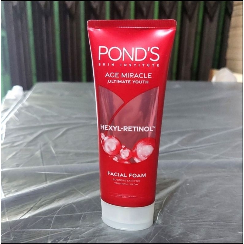 Ponds Age Miracle Youtful Glow Facial Treatment Cleanser - Ponds Sabun Cuci Muka 100g