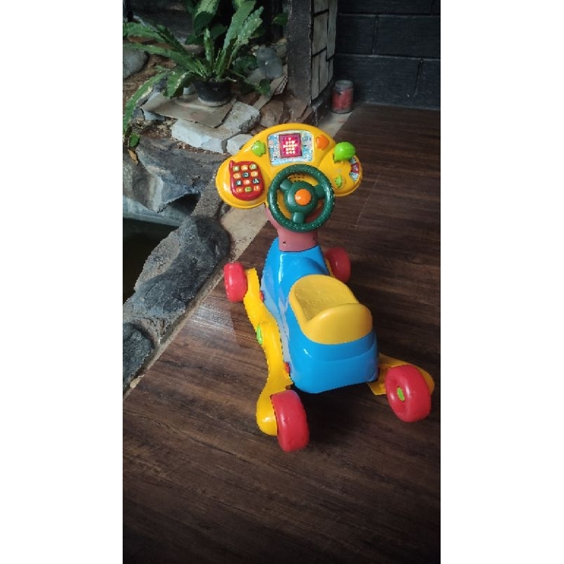 ORI VTECH GROW N GO 3 IN 1 RIDE ON MOTOR MAINAN ANAK PRELOVED LITTLE TIKES ELC FISHER PRICE PRELOVED