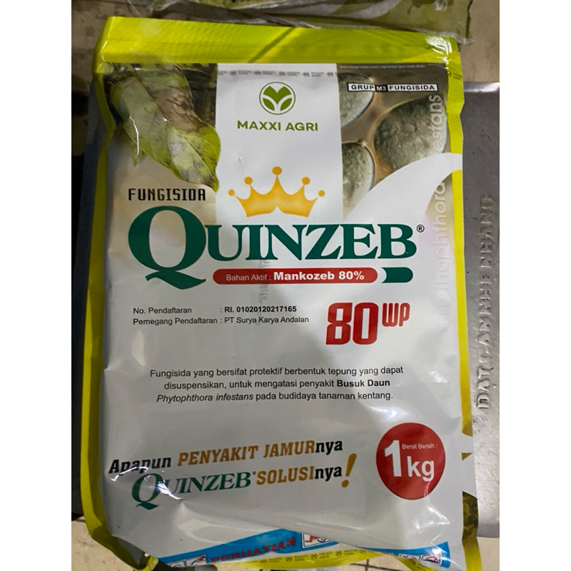 Fungisida quinzeb 80WP ukuran 1kg