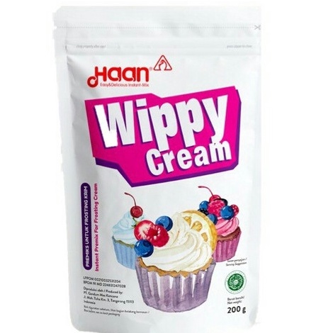 

[KODE BWQGO] Wippy Cream Pouch HAAN 200gr