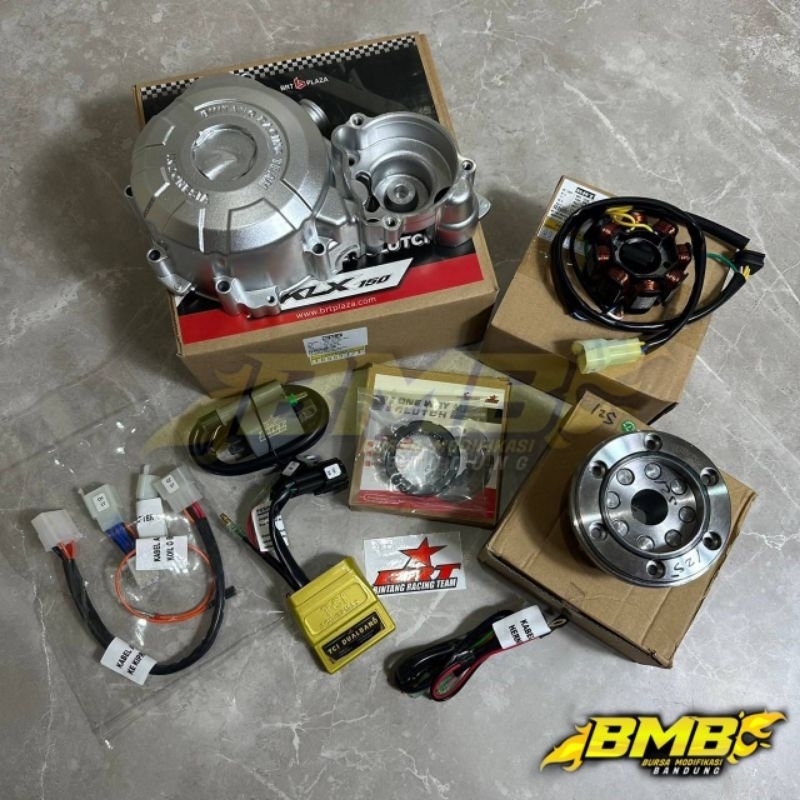 PAKET SUPER MAGNET KIT BRT KLX 150 140 BF DTRACKER PENGAPIAN MAGNIT RACING D TRACKER CDI KOIL COIL K