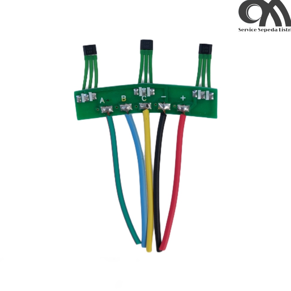 ㅓ Sensor Dinamo 3144 120° Sepeda Listrik 1 Set ⇝