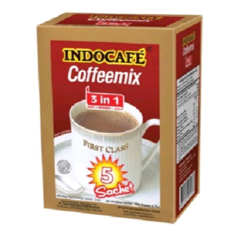 

INDOCSFE COFFEEMIX 3 IN 1 KOPI KRIMER GULA 5 SACHET 20 G