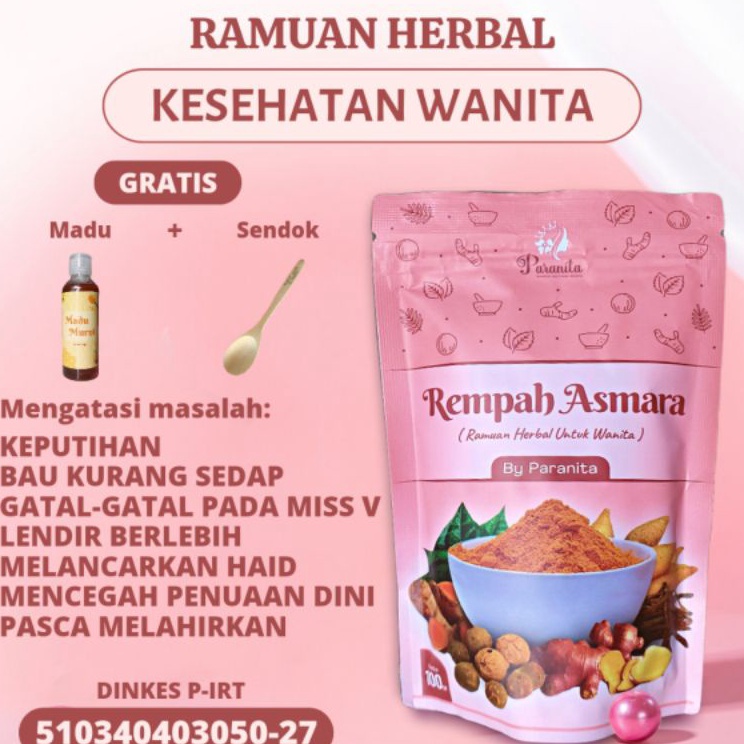 

[KODE PRODUK RZHF75387] REMPAH ASMARA by PARANITA Ramuan Rempah Herbal Jamu Keputihan Kesehatan Wanita Pasca Melahirkan Perapat Perawat Miss V Vagina Kewanitaan