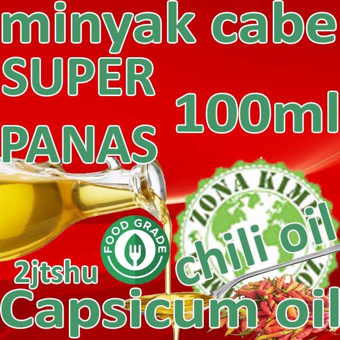 

TIPE SS880 Capsicum Chili Oil Minyak Cabe 100ml Minyak Cabai Chilli Essential Oil Murni Tanpa Campuran