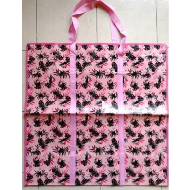 el terkini Tas Belanja Karung Plastik Resleting Jumbo - Bag Baju/Barang GPH