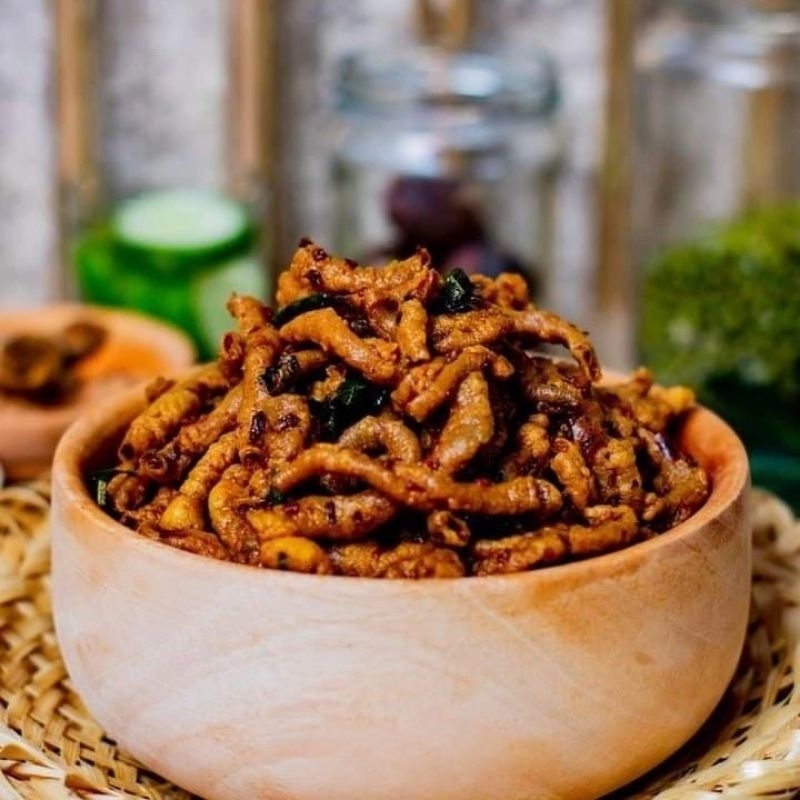 

KERIPIK USUS PEDAS / KERIPIK USUS AYAM / KERIPIK USUS PEDAS DAUN JERUK / KERIPIK USUS / KERIPIK USUS ORIGINAL