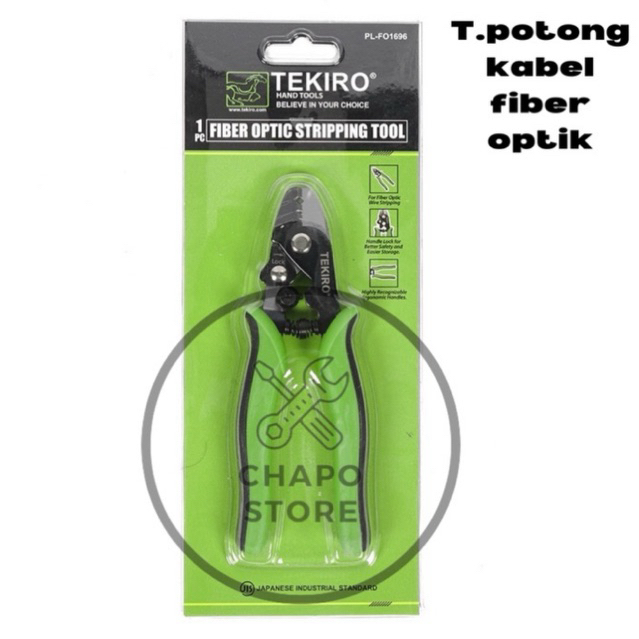 Tekiro tang potong kabel fiber optik fiber optik stripping
