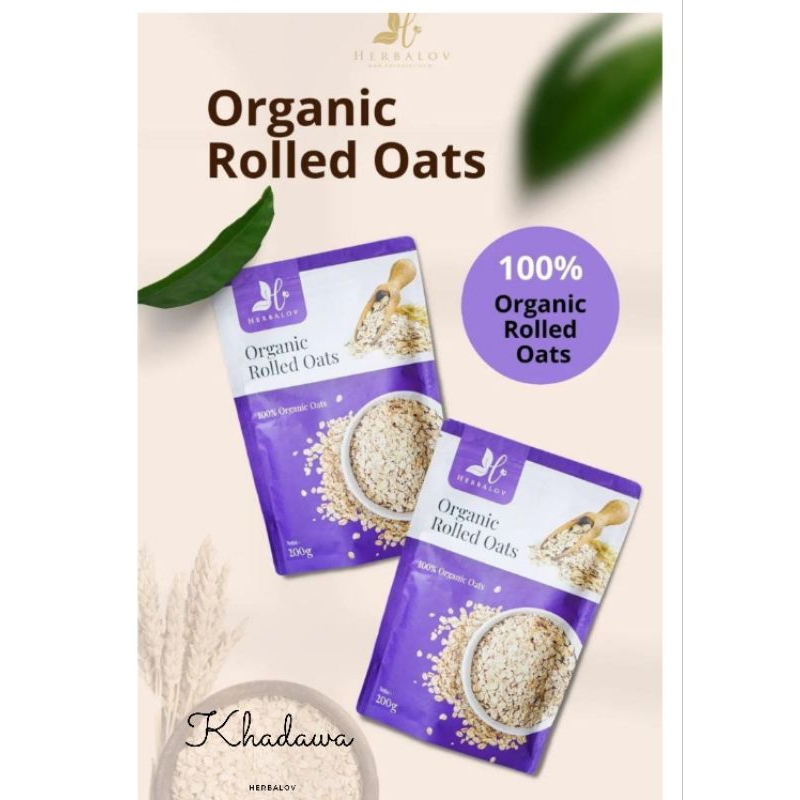

HERBAMOUR STORE/ ORGANIK ROLLED OAT BY HERBALOV