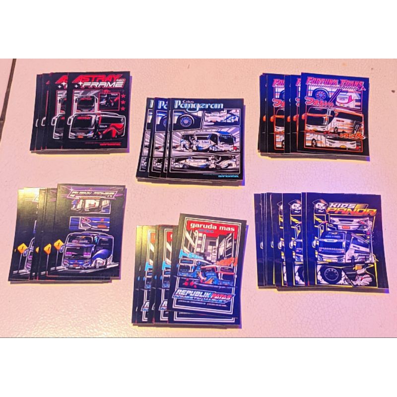 

COD Stiker Buss Paling Keren ( 30 Stiker + Bonus )