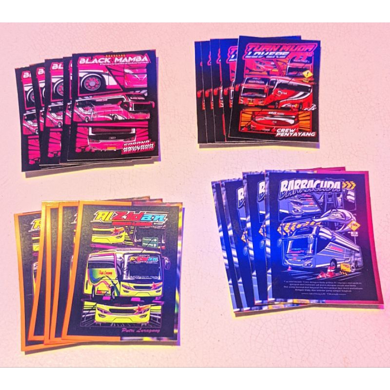 

COD Stiker Buss Paling Keren High Quality ( 20 Stiker + Bonus )