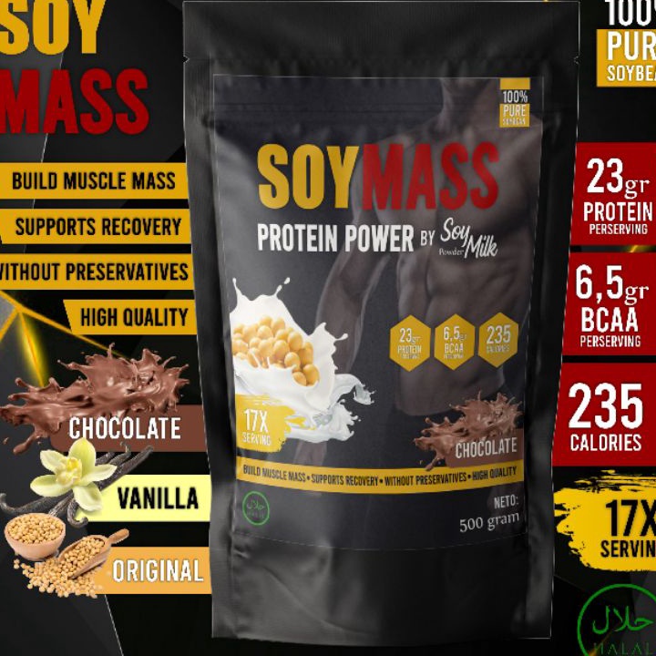 

[KODE 0I9H0] Susu Kedelai Bubuk Tinggi Protein SOYMASS Whey Protein