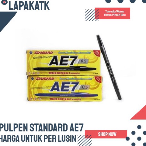

AR45 Pulpen Standard Ae7 / Pen Standart Ae7 ( lusin ) e7vmy