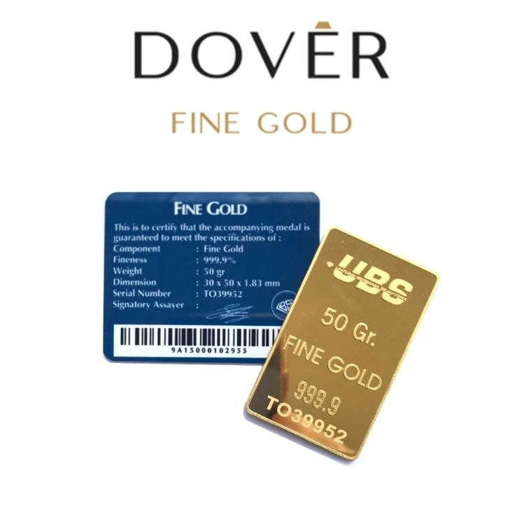 Dijual PROMO TERALIS DOVER FINE GOLD 50Gr /999.9